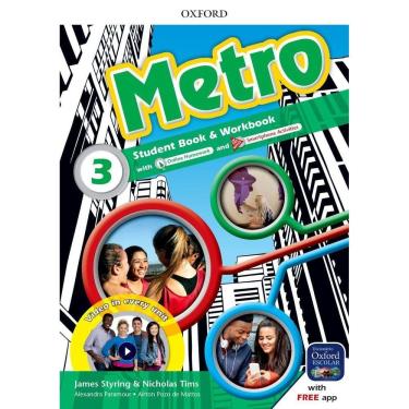 Imagem de Metro 3 - Student`s Book With Workbook And Online Homework & Smartphone Activities