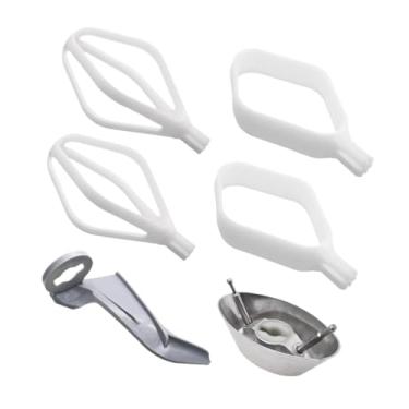 Imagem de ＫＬＫＣＭＳ Pás de bolo e biscoito com acionamento de metal, fácil de instalar, substitui gancho de massa, estendida para máquina de mistura, panquecas de