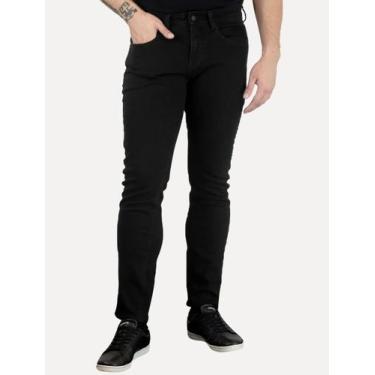 Imagem de Calça Calvin Klein Jeans Masculina Skinny Five Pockets Tag Preta, 44