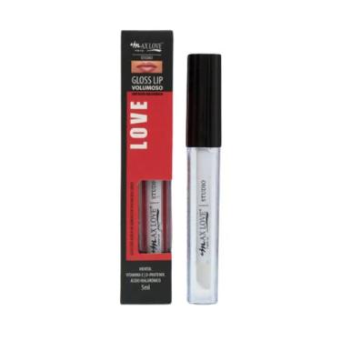 Imagem de Lip Gloss Labial Volumoso Incolor Com Glitter Max Love N 5