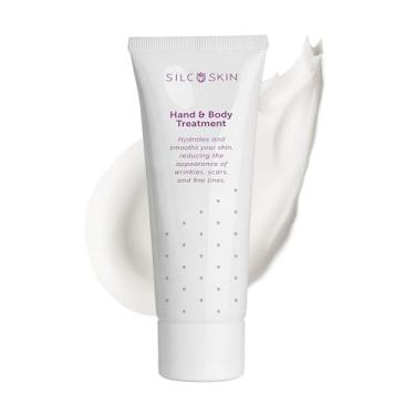 Imagem de SilcSkin Hand & Body Treatment - Uses Medical Grade Silicone for Improved Collagen and Hydration - For Crepey Skin and Fine Lines - 4 oz