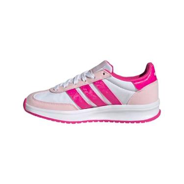 Imagem de adidas Tênis infantil Run 70s 2.0, Branco/rosa choque/rosa claro, 16
