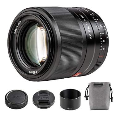 Imagem de Lente de foco automático Viltrox 56 mm F1.4 para Fuji, lente de retrato de formato APS-C com abertura grande para câmeras Fujifilm X-Mount com porta de atualização USB