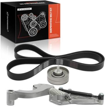 Imagem de A-Premium Kit De Transmissão Por Correia Serpentina Engine Compatível Com Mini Cooper 2002, 2003, 2004, 2005, 2006, 2007 1.6L, Somente Superalimentado