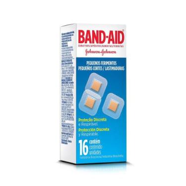 Imagem de Curativos Band Aid Pequenos Ferimentos 16 Unidades - BAND-AID