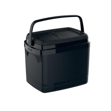 Imagem de Caixa Térmica Cooler 32L com tampa de acesso rápido Preta Tropical Soprano