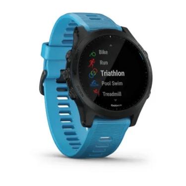 Imagem de Gps Garmin Forerunner 945 Music Azul com Cinta HRM-Tri e HRM-Swim