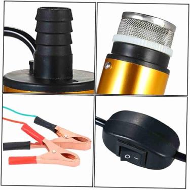 Imagem de Fafeicy A Bomba Submersa Submersível CC 12V/24V Transfere Com Eficiência A Operação de Campo de Máquinas de Construção de Colheitadeiras Com Tela de Filtro Com Tela de Filtro (24V)