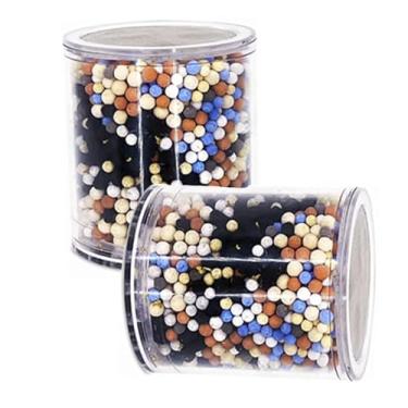 Imagem de RANETLIO Cartucho de filtro Showr compatível com chuveiro HammerHead, pacote com 2 filtros de cabeça de chuveiro de substituição para substâncias de limpeza de água dura