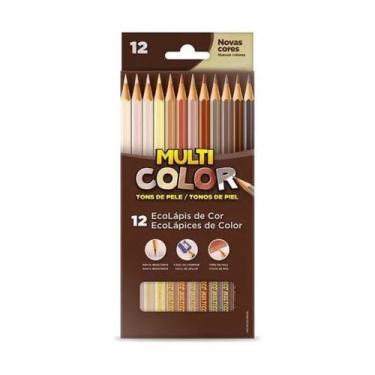 Imagem de Ecolápis De Cor Multicolor Faber Castell - 12 Tons De Pele - Multi Col