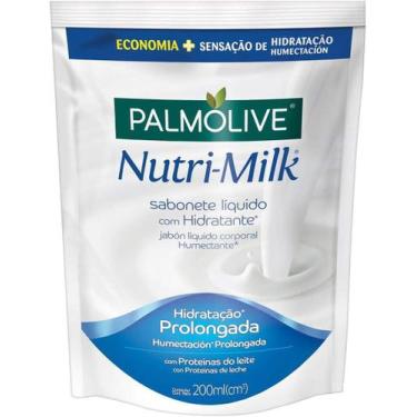 Imagem de Refil Sabonete Líquido Palmolive NutriMilk 200ml  Hidratante Corporal 