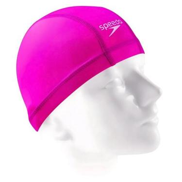 Imagem de Touca de Natação Speedo de Tecido Xtrafit Cap, Rosa