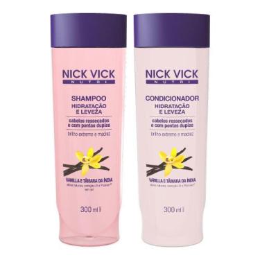 Imagem de Kit shampoo cond hidratação e leveza nick vick nutri 300ml - Nick & Vi