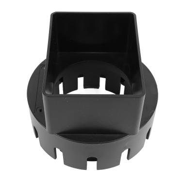 Imagem de Cryfokt Adaptador de Calha de Dowspout para Drenar o Tubo, de Coleta de água da Chuva de 3x4 Polegadas de Pvc Pvc Pvc para Pvc (Preto)