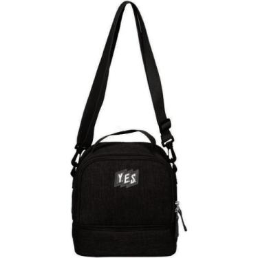 Imagem de Lancheira com Alça e 2 Compartimentos - LC1506 - YES - PRETO