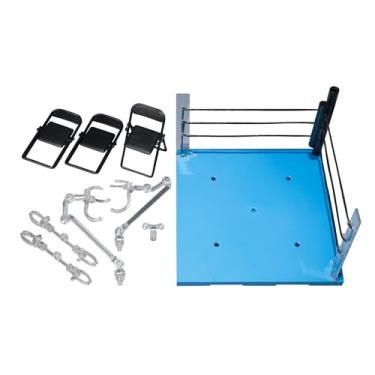 Imagem de TAMASHII NATIONS - Conjunto de canto de anel de ação (neutro) e cadeira dobrável para S.H.Figuarts, Bandai Spirits Tamashii Stage