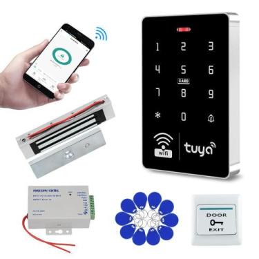 Imagem de Kit de sistema de controle de acesso Qttyelok Wifi Tuya RFID 180KG