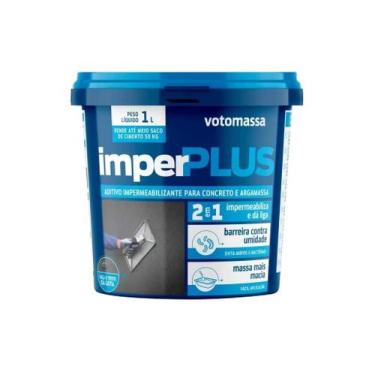 Imagem de Aditivo Impermeabilizante para Concreto e Argamassa Imperplus 1 Litro 