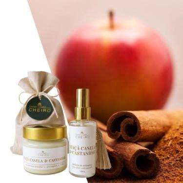 Imagem de Kit Presente Vela Aromática 140g + Perfume de Ambientes 60ml - Casa Di