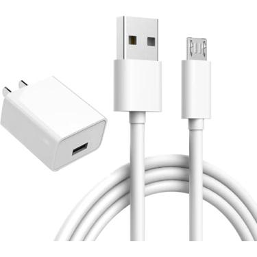 Imagem de Cabo de alimentação para câmera interna Ring 1ª geração/2ª geração, câmera VAVA, monitor de bebê Eufy/Owlet, carregador e cabo de carregamento micro USB de 2 metros