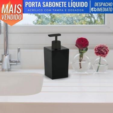 Imagem de Porta Sabonete Detergente Liquido Dispenser Alcool Gel Paramount, Pret