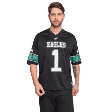Imagem de Camiseta NFL Oversize Philadelphia Eagles Name Number Jalen Hurts Pret