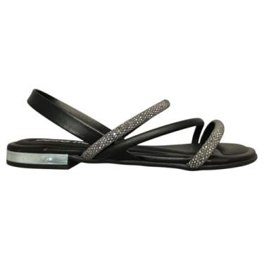 Imagem de Sandália Beira Rio Conforto Strass Brilho Casual 8263.969
