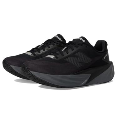Imagem de New Balance FuelCell Rebel V5 Tênis de corrida masculino, Preto/Castlerock/Prata Metálico, 7 Wide