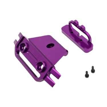 Imagem de Almencla Proteção frontal de carro RC em escala 1:14, peça de reposição, acessórios fáceis de instalar, barra de proteção de metal, substituição para 14210, Roxo