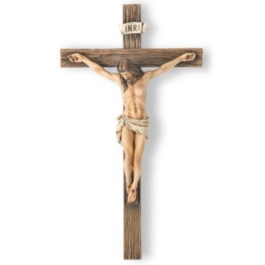 Imagem de Wall Cross BC Crucifixo católico Jesus Cristo 25 cm Buildclassic - BC 