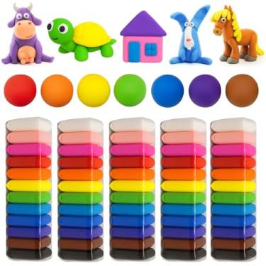 Imagem de Massinha Pula Pula Macia EVA Lembrancinha Festa Infantil p/Sacolinha Surpresa 60pçs