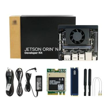 Imagem de N-VIDIA Jetson Orin Nano 8 GB RAM Super Board (oficial) 67Tops Kit de placa de desenvolvimento para sistemas integrados e de borda (kit de desenvolvedor oficial de 8G)