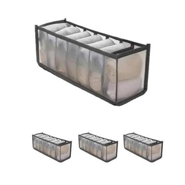 Imagem de 3Un Organizador Gaveta Meia Cuecas E Calcinhas 7 Divisórias - Clink