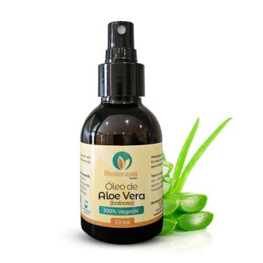 Imagem de Óleo Vegetal de Aloe Vera (babosa)- 100% natural uso capilar e corporal (100ml)