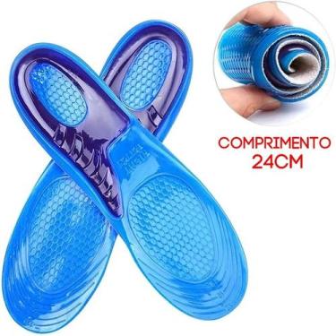 Imagem de Palmilha Ortopédica Gel De Silicone Para Dores Nos Pés Anti Impacto Pa