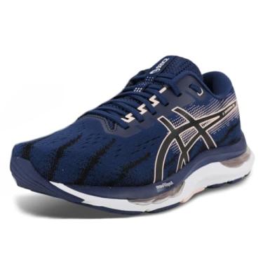 Imagem de Tênis ASICS GEL-Hypersonic 5 - Feminino - Azul/Dourado - tam: 36