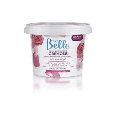 Imagem de Cera Depilatória Cremosa Micro-Ondas Pétalas De Rosas Depil Bella 200g