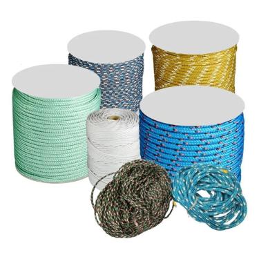 Imagem de 2X Corda De Poliester Amarrar Carga Caminhão 8Mm X 40 Metros