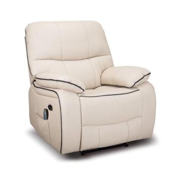 Imagem de Poltrona Do Papai Reclinável Elétrica E Massageador Com Entrada USB PU