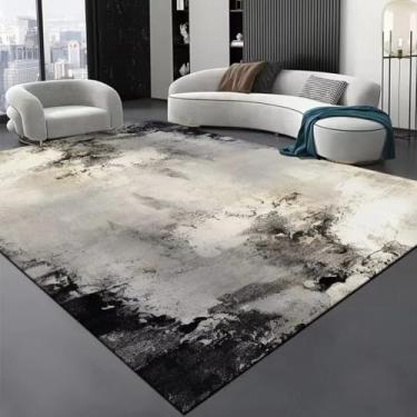 Imagem de Cobertor de cama para sala de estar, quarto, veludo cristal, macio, sujo, fácil de cuidar, carpete, decoração para casa (140 x 200 cm, 55 x 79 polegadas/NSJR-499)