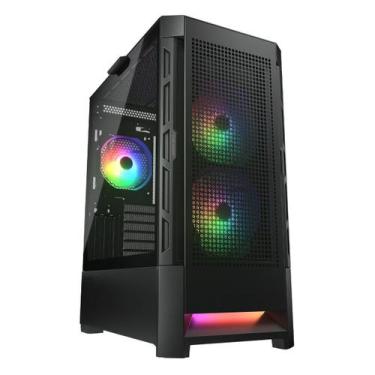 Imagem de Gabinete Gamer Cougar Duoface RGB, Vidro Temperado, E-ATX, 3x Fans ARG
