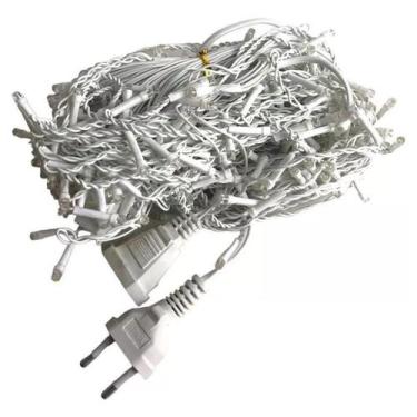 Imagem de Luz Natal Cascata 100 Lâmp LED 8 funções 127V - 2,5m - Global