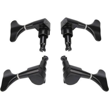 Imagem de Jg Tarraxa baixo 4 cordas 2x2 preto Blindada - Dolphin