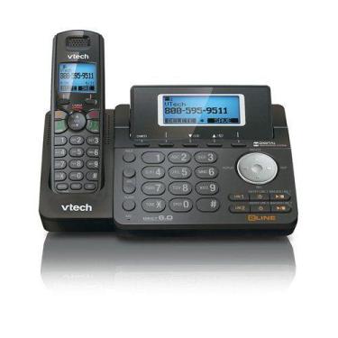 Imagem de Telefone sem fio VTech DS6151 Dect 6.0 2 linhas com sistema de atendim