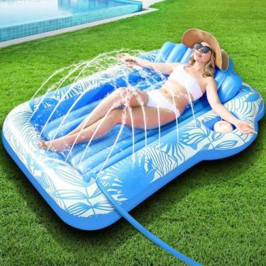 Imagem de Espreguiçadeira de bronzeamento inflável Float TURNMEON 72x47cm com as
