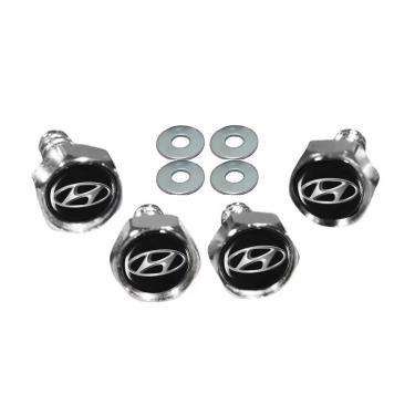 Imagem de Parafusos De Placa Logomarca Emblema Hyundai