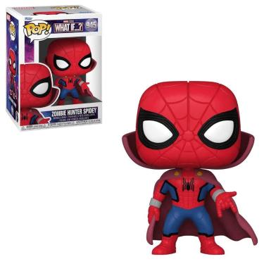 Imagem de Funko Pop Marvel What If? 945 Zombie Hunter Spidey Spider-Man