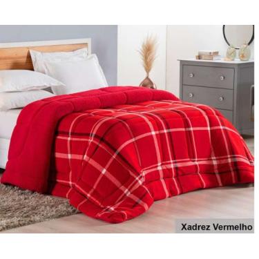 Imagem de Edredom Sherpa Cobertor e Coberdrom Estampado - KING - Empório do Enxo