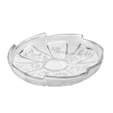 Imagem de Fruteira de Mesa em Vidro Cristal 28cm Centro de Mesa