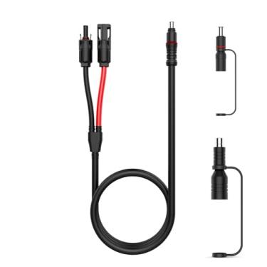 Imagem de Conectores solares para DC7909, adaptador DC8020 perfeitamente conector solar, compatibilidade com estação de energia portátil Jackery, cabo de extensão de painel solar, fio pesado 12AWG